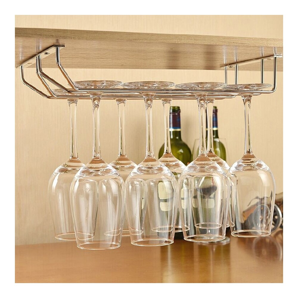 Wine glass sales holder stainless steel